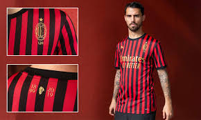 A new milan has arrived. Ac Milan Release Limited Edition Vintage Kit Celebrating 120th Anniversary Daily Mail Online