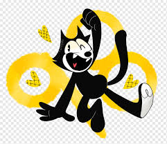 The character was originally in silent black & white films and later comic strips before he became one of the first popular animated cartoon characters. Felix The Cat Fan Art Drawing Cartoon Animation Pewdiepie Yellow Bee Felix The Cat Cat Fan Art Png Pngwing