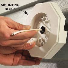 Vinyl Siding Lights How To Mount Lights Using A Vinyl Mounting Block Vinyl Siding Vinyl Exterior Siding Mounting Blocks