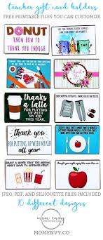 Best gift cards for teachers canada. Free Printable Teacher Gift Card Holders Teacher Gift Card Teacher Appreciation Gift Card Teacher Appreciation Gift Card Printable
