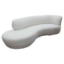 Stunning Modern White Vladimir Kagan Cloud Chaise Lounge Sofa For Reeves Chaise Lounge Sofa Chaise Lounge White Chaise Lounge
