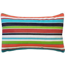 These plush cushions are a great addition to your outdoor wicker set. Sunbrella Carousel Confetti 12x19 Outdoor Pillow From Pillow Decor