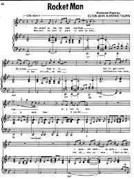 Find your perfect arrangement and access a variety of transpositions so you can print and play instantly, anywhere. Sheet Music Piano Elton John Rocket Man Song Recordings Produced Entertainment General