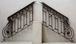 This is true for every option except the acorn style. Pair Of Wrought Iron Newel Posts Stairs And Banisters