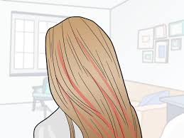 How To Put Streaks In Your Hair At Home Peekaboo Hair Color Streaks Peekaboo Hair Colors