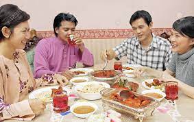 Amazing open house strategies great ideas for open houses via buildingbetteragents.com. Guests Enjoying Feast On Hari Raya Open House Stock Photo Picture And Royalty Free Image Image 85737249