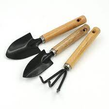 3pcs Reinforced Gardening Round Sharp Shovel Rake W Wooden Handle Tools Set Beautifulspace Wish In 2021 Gardening Shovel Garden Hand Tools Wooden Handles