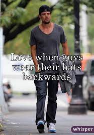 A Backwards Hat And Some Scruff Guys With Backwards Hats Backwards Hat Men Hat Backwards