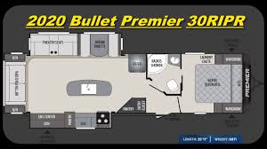 We have many floor plans available with multiple features. 2020 Keystone Bullet Premier 30ripr Overview 1 Floorplan Youtube