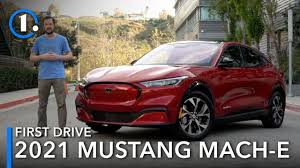 2021 Ford Mustang Mach E First Drive Review Youtube