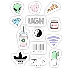 Random Aesthetic Sticker By Genanne Art Aesthetic Stickers Tumblr Stickers Cute Stickers