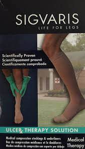Sigvaris Ulcer X Therapy Solution 30 40mmhg Size M3 Knee Hi Ebay Ebay Ulcers Compression Socks