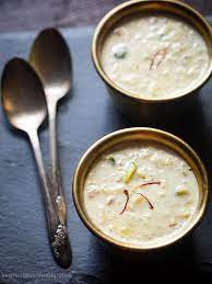 Rice Kheer Recipe With Step By Step Photos A Favorite Indian Dessert Made With Basmati Rice Milk Nuts And Saffro Kheer Recipe Indian Kheer Recipe Rice Kheer