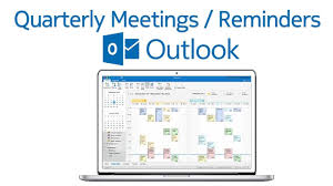 How To Setup Quarterly Meetings Reminders In Outlook Youtube