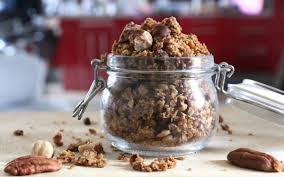 Granola Gourmand Ig Bas Aux Noix De Pecan Et Noisettes Recette Granola Fruits Secs Recettes Saines Et Gourmandes