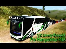 Ketika bermain game bussid atau bus simulator indonesia, anda tak hanya bisa menambah berbagai kendaraan dengan cara mod game tetapi juga bisa mengganti livery kendaraan yang anda pakai. Berbagi Livery Bussid Po Haryanto Hd Youtube