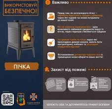 Безпечна експлуатація пічного опалення та електронагрівальних приладів