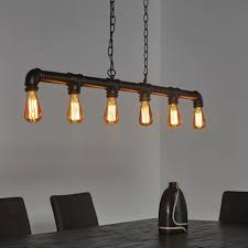 Hangelampe Industrierohr Rohr Fabrik Lampe Pendelleuchte Wasserrohr Metall New Leven Lifestyle Lampen Rohr Lampen Wasserrohr