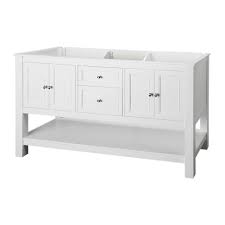 Foremost Gazette 60 In Vanity Cabinet Only In White Gawa6022d At The Home Depot Vanity Cabinet 60 Inch Vanity Marble Vanity Tops