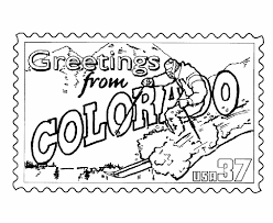 Plus, it's an easy way to celebrate each season or special holidays. Colorado State Stamp Coloring Page Con Imagenes Paginas Para Colorear Colores Bordado