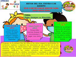 Realizar juegos de altura y equilibrio por ejemplo, jugar a ser equilibristas. Retos De Hoy Jueves 6 De Agosto Miss Yaneth Sumita Facebook