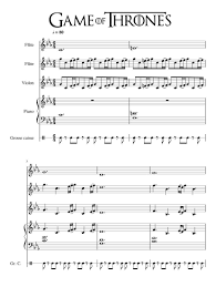 Print And Download In Pdf Or Midi Game Of Thrones Free Sheet Music For Flute Violin Piano Percussion Made By Free Sheet Music Sheet Music Game Of Thrones