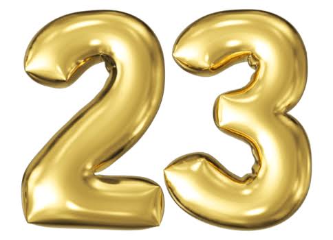 Number 23 PNGs for Free Download