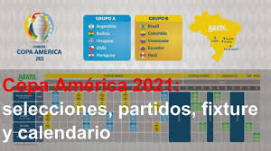 Anexo:calendario de la copa américa 2021. Copa America 2021 Selecciones Partidos Fixture Y Calendario Youtube