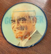 Vintage Goldwater in 64 Hologram Holographic Political Pin Brooch Button