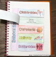 Classroom Rules Interactive Notebook Back To School Class Activities School Rules Activities Interactive Notebooks School Rules