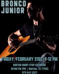 The heaters are roaring inside Burton Short Stop Ice House and the music is  🔥🔥🔥 Come out this weekend for great music, great food, and great  friends! Friday night Bronco Jr 9-midnight.