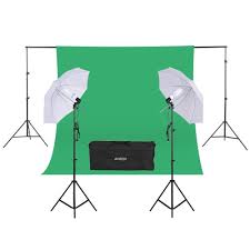 Andoer Led Photography Studio Lighting Light Kit With 2 30w Led Lamp 2 Softbox 2 Light Stand 1 Carrying Bag Andoer Com