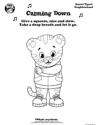 Did you know that deep breathing exercises can help. Print Calming Down Daniel Tiger Min Coloring Pages Daniel Tiger Coloring Pages Tiger Halloween