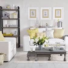 Dove Grey Living Room With Yellow Cushions Living Room Decorating Ideal Home Living Room Grey Yellow Living Room Grey And Yellow Living Room