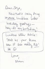 Handwritten Birthday Wishes For Mom From Daughter Letter Mom S Lunchbox Letters To Daughter Published 11 Yrs Later Should Be Read By Every Kid Mom Advice Quotes Mom Advice Cards Mom Advice Funny