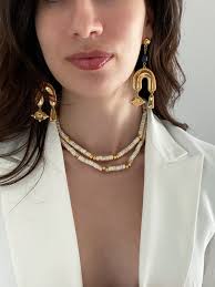 Gold Gypsy Earrings Blue Agate Earrings Statement Earrings Chandelier  Earrings Oversized Gift for Her