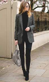 The 30 Winter Office Outfits That Are Not Boring Casual Work Outfits Classy Street Style Office Outfits