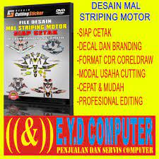 Untuk mendapatkannya silahkan kontak kami via whatsapp : Dvd Pola Motor Desain Cutting Stiker Striping Branding Decal Mal Mobil Sticker Template Design Shopee Indonesia