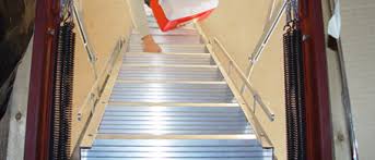 The fakro lsf metal attic ladder is a fire rated and insulated ladder that can serve as a fire block. Attic Pull Down Ladders Loft Stair Ladders