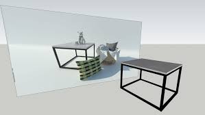 Diy concrete top coffee table: Coffee Table Jysk Dokkedal 60x60 Concrete Top 3d Warehouse