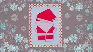 When autocomplete results are available use up and down arrows to review and enter to select. Diy Christmas Card Quick And Easy Santa Claus Origami Handmade Christmas Card Making Idea Youtube