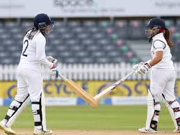 Heather knight and natalie sciver are the star. India Women Vs England Women Test Match Draw Sneh Rana And Tanya Bhatia Shared A 104 Run Partnership Shefali Verma Man Of The Match Debut Match Rana Bhatia Avoided Defeat By Adding 104