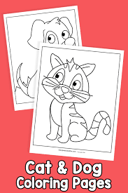 These free printable cat coloring pages will provide your children hours of fun. Cat And Dog Coloring Pages Easy Peasy And Fun Membership