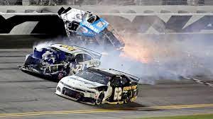 6 ford mustang during the race's final lap when another driver, ryan blaney, hooked the bumper of newman's car. Daytona 500 Driver Ryan Newman Awake Speaking With Doctors Following Fiery Crash Abc News