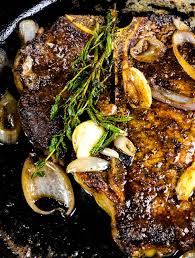 If you're cooking more than 2 or 3 steaks you may need to use two pans. Garlic And Herb Butter Steak Carnaldish