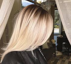 The darker your hair, the more levels of brassy undertones there are that you need to break through with bleaching and lightening your. Shadow Root Cool Blonde By Heather At Studio Rk Blonde Hair With Roots Roots Hair Baylage Hair