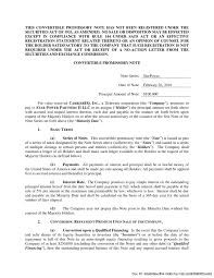 Convertible Promissory Note
