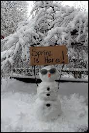 Spring Is Here Michigan Snow Storm Spring Is Here Winter Humor Spring Funny
