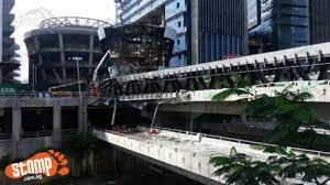 The connecting pedestrian bridge from the gardens mid valley to kl eco city is at the 1st floor of the isetan side (south garden), next to 一力 restaurant. 1 Dead After Pedestrian Bridge Connecting Kl Eco City And The Gardens Mall Collapses