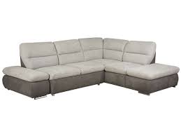 Canapé moderne blanc et noir 7 places. Canape D Angle Droit Convertible 4 Places Valencia Coloris Gris Gris Fonce Conforama